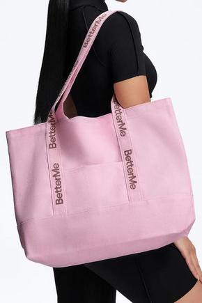 BetterMe tekstilna torba Canvas Tote roza BAG00001
