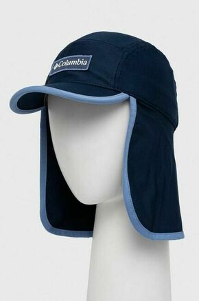 Otroška baseball kapa Columbia Junior II Cachalot mornarsko modra barva - mornarsko modra. Otroška kapa s šiltom vrste baseball iz kolekcije Columbia. Model izdelan iz vzorčaste tkanine.