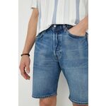 Jeans kratke hlače Levi's moške, mornarsko modra barva - mornarsko modra. Kratke hlače iz kolekcije Levi's. Model izdelan iz jeansa.