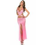 Amiatex Ženska obleka 74522, roza, UNIVERZáLNí