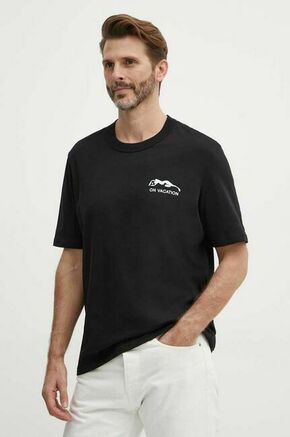 Bombažna kratka majica Sisley moški