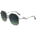 Karl Lagerfeld KL358S 041 ONE SIZE (57) Srebrna/Siva
