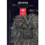 Creative Animal Kingdom pobarvanka za odrasle, 40 listov