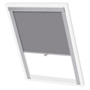 VidaXL Senčilo za zatemnitev okna sivo PK06