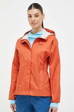 Outdoor jakna Helly Hansen oranžna barva - oranžna. Outdoor jakna iz kolekcije Helly Hansen. Prehoden model