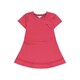 Otroška obleka Tommy Hilfiger roza barva, - roza. Otroška Obleka iz kolekcije Tommy Hilfiger. Nabran model izdelan iz pletenine.