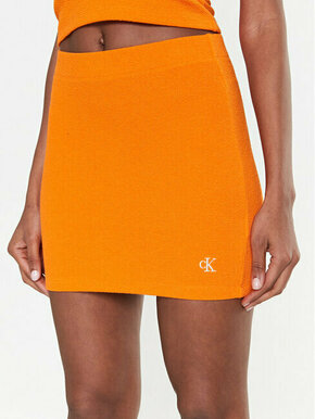 Calvin Klein Jeans Ravno krilo J20J220795 Oranžna Slim Fit