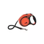 Flexi XTREME L trak 5m, oranžna barva do 65 kg s prilagodljivim pasom Soft-Stop