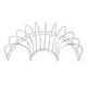 Kovinski odcejalnik posode v srebrni barvi 31x15,5 cm – OYOY Living Design