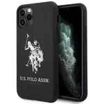 Ovitek US Polo USHCN65SLHRBK iPhone 11 Pro Max black Silicone Collection (USHCN65SLHRBK)
