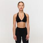 GymBeam Ženski športni nedrček Halter Fierce črn