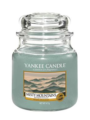 Yankee Candle Misty Mountains Klasična srednje srednje dišeča sveča