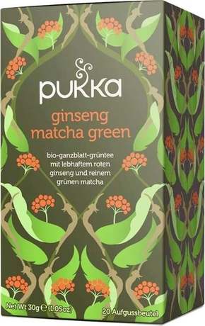 Pukka Zeleni čaj Ginseng matcha - 20 vreč