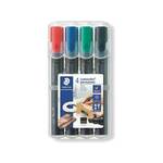 STAEDTLER Marker lumocolor permanent, sb, 4/1 v etuiju 350