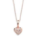 Cutie Jewellery Srčni obesek iz roza zlata Z6295-2383-40-10-X-4 roza zlato 585/1000