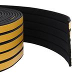 VIDAXL Samolepilni tesnilni trak za okna Črna 8 x 2 mm 25 m EPDM pena