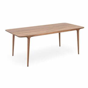 Jedilna miza iz orehovega lesa 90x180 cm Fawn - Gazzda