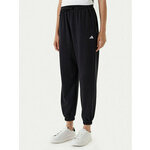 ADIDAS SPORTSWEAR Športne hlače 'Essentials' črna / bela 24277261