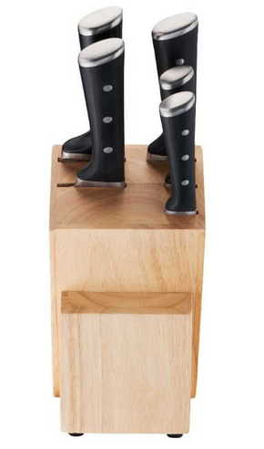 Tefal komplet leseno stojalo za nože ICE FORCE + 5 nožev K232S574