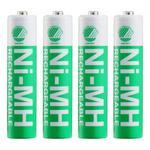 DELTACO Ultimate Ni-Mh polnilna, velikost LR03/AAA, 1000mAh, pakiranje 4 kose