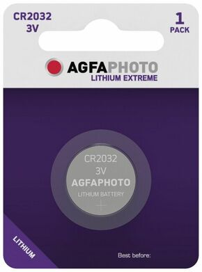 AgfaPhoto gumbna litijeva baterija CR2032