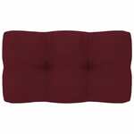 vidaXL Blazina za kavč iz palet vinsko rdeča 70x40x10 cm
