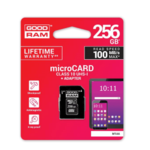 GoodRam spominska kartica microSD 256GB + SD adapter (500308)