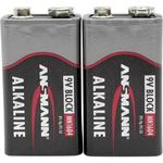 Ansmann polnilna alkalna baterija 6LR61, Tip 9 V, 8.4 V/9 V