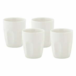 Bele porcelanaste skodelice v kompletu 4 ks 200 ml Basic – Maxwell &amp; Williams