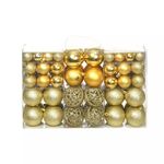 vidaXL Božično novoletne kroglice 100-delni komplet 6 cm zlate