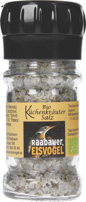 Raabauer Eisvogel BIO kulinarična zeliščna sol - 80 g