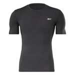 Reebok Workout Ready Compression Short Sleeve Shirt, Black - S