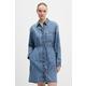 GUESS JEANS Dolga srajca moder denim