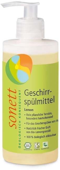 Sonett Detergent za pomivanje posode limona - 300 ml