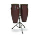 Set conga bobnov City Series Latin Percussion - Set conga bobnov v barvi temnega lesa (LP647NY-DW)