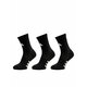 adidas Set 3 parov unisex visokih nogavic Performance Cushioned IC9521 Črna