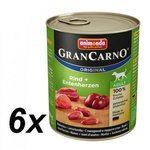 ANIMONDA Grancarno Adult okus: govedina in račja srca 800 g
