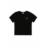 BOSS otroški t-shirt 116-152 cm - črna. Otroški t-shirt iz kolekcije BOSS. Model izdelan iz tanke, elastične pletenine.