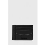 Usnjena denarnica Calvin Klein moška, črna barva, K50K511931 - črna. Mala denarnica s priloženim obročkom za ključe iz kolekcije Calvin Klein. Model izdelan iz naravnega usnja.
