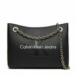 Ročna torba Calvin Klein Jeans Sculpted Shoulder Bag24 Mono K60K607831 Črna