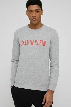 Calvin Klein Underwear dolgo rokav musky - siva. Longsleeve musky iz zbirke Calvin Klein Underwear. Model narejen iz tiskane tkanine.