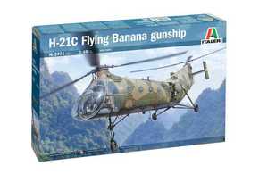 Model Kit Helikopter 2774 - H-21C Flying Banana GunShip (1:48)