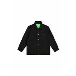 Otroška dvostranska jakna Marc Jacobs črna barva - črna. Otroški jakna iz kolekcije Marc Jacobs. Nepodložen model, izdelan iz lahkega blaga, ki je zelo udoben za nošenje. Obojestranski model, ki zagotavlja polno funkcionalnost za uporabo na obeh...