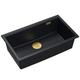 granitni umivalnik Logan 110 Black