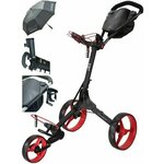 Big Max IQ² Deluxe SET Phantom Black/Red Ročni voziček za golf