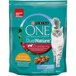 Purina ONE Dual Nature s sterilizirana hrana za mačke z govedino, 8x750 g