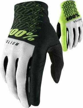 100% Celium Gloves Fluo Yellow L Kolesarske rokavice