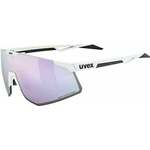 UVEX Pace Perform CV White Mat/Mirror Pink Kolesarska očala