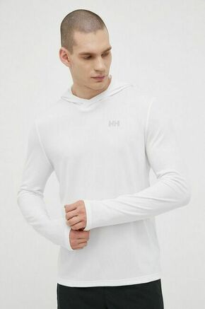 Funkcionalni pulover Helly Hansen Solen bela barva - bela. Funkcionalni pulover iz kolekcije Helly Hansen. Model izdelan iz lahke tkanine