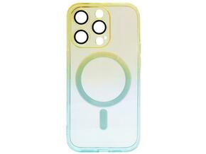 Chameleon Apple iPhone 14 Pro Max - Gumiran magnetni ovitek (TPU Magnetic) - ombre rumen-mint